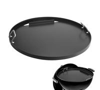 Full Size Griddle Inserts for Weber 22" Charcoal Grills, Flat Top Griddle for Weber 22" Original Kettle, Master-Touch and Performer Deluxe Charcoal Grill, Compatible Other 22 inch Round Grills