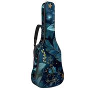 Full Size Guitar Bag, Waterproof Guitar Cover Carry Case for Acoustic Classical Electric Guitars, Art Magic Space Moon Stars Herbs and Butterflies