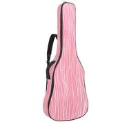 Full Size Guitar Bag, Waterproof Guitar Cover Carry Case for Acoustic Classical Electric Guitars, Girly Stripe Seamless Background