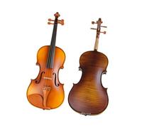 Full Size Handmade Violin In Natural Streaked Maple With A Hard Case Shoulder Rest Strings And Mute. Acoustic Violins(1/2)