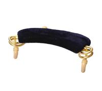 Full Size Spring Violin Shoulder Rest Padded Rest For 4/4 3/4 1/4 1/2 1/8Violins violin parts (Color : Black)