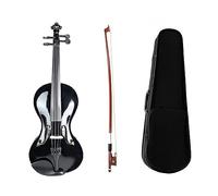 Full Size Student Acoustic Violin Student 4/4 Violin Fiddle Brazilwood Bow Protecting Violin Case Violin SET