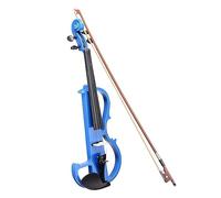 Full Size Violin 4/4 Size Violin Solid Wood Electric Violin With Bow Case For Beginners Students Fiddle KIT