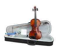Full Size Violin Beginner Matte Antique Maple Acoustic Violin Full Size Students Violin 1/8,1/4,1/2,3/4,4/4 W/Case Bow Rosin Strings (Size : 1/4)