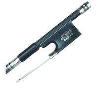 Full size Violin Bows The Silver Woven Carbon Fiber Violin Bow With An Ebony Tip Combines Strength And Rapid Response