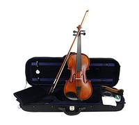 Full Size Violin Matte Antique Maple Acoustic Violin Ebony Parts Full Size Students Beginner Violin 1/4,1/2,3/4,4/4 W/Case Bow Rosin Strings (Size : 1/2)