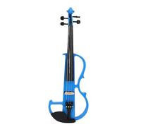 Full Size Violin Set Adult Electronic Violin Red Blue Black Professional Playing 4/4 String Instrument(Blue)