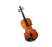 Full Size Violin Set Patterned Matte Coffee Color Hand-painted Solid Wood Full Size Violin(4/4)