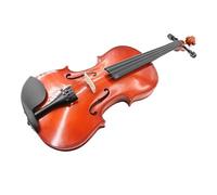 Full Size Violin Set Plywood 4/4 Violin Color Beginner Adult Practice Handmade Solid Wood(Glossy,1/8)