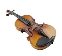 Full Size Violin Set Plywood 4/4 Violin Color Beginner Adult Practice Handmade Solid Wood(Matte,1/4)