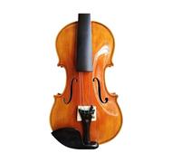 Full Size Violin Set Single Board Handmade Violin 4/4 Solid Wood Pattern Adult Playing Instrument With Bow(4/4)