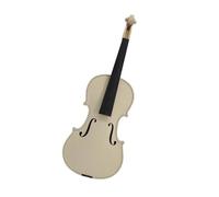 Full Size Violin Set Unfinished 4/4 Violin Selected 15 Year Air Dried Flame Maple Back Spruce Top Handmade White(1)