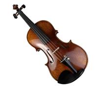 Full Size Violin Set Vintage Lacquer Handmade Single Board Playing 4/4 Violin String Instrument