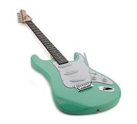 Full-Sized Electric Guitar with Accessories LA Series by Gear4music, Seafoam Green
