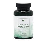 Full Spectrum Amino Acids Capsules - EAA, BCAA - Free Form Amino Acids - 120 Vegan Capsules - Non-GMO, Made in The UK by G&G Vitamins