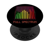 Full Spectrum Audio Equalizer Sound Waves Music Display PopSockets Adhesive PopGrip