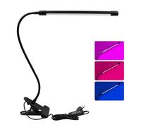 Full Spectrum Grow Light, YUYTE LED Plant Light with 360° Adjustment, 9 Levels Brightness, 3/9/12H Timer, for Greenhouses, Succulents, Potted Plants (Single Tube -10W)