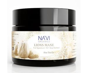 Full Spectrum Lions Mane Mushroom (Dual Extraction) Extract Powder - Wild Cultivated (80g)