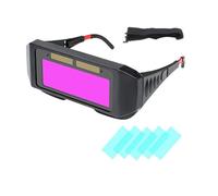Full Spectrum Shielding Welding Goggles with Auto Adjusting Lens and Flexible Frame for Cutting Tasks Adjustable Welding Goggles