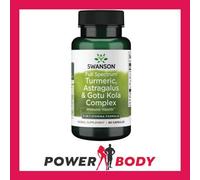 Swanson Full Spectrum Turmeric Astragalus & Gotu Kola Complex Capsules 60 Capsules