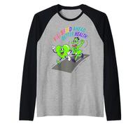 Full Speed Ahead to Better Health Design - Retro Run Raglan Baseball Tee