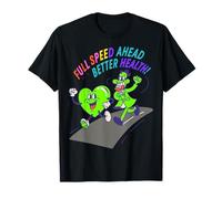 Full Speed Ahead to Better Health Design - Retro Run T-Shirt