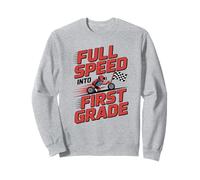 Full Speed Into First Grade Back To School First Day Boys Sweatshirt