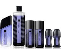 Full Speed Quantum Mens Gift Set, Includes EDT, Hair and Body Wash, 2 x Roll-On and 2 x Body Spray