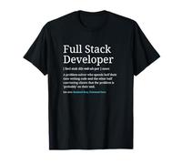 Full Stack Developer Definition, Funny Programmer, Web Dev T-Shirt