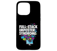 Full-Stack Imposter Syndrome Funny Developer Coding Case for iPhone 15 Pro Max