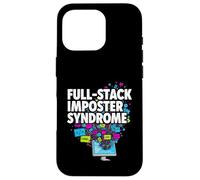 Full-Stack Imposter Syndrome Funny Developer Coding Case for iPhone 16 Pro