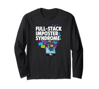 Full-Stack Imposter Syndrome Funny Developer Coding Long Sleeve T-Shirt