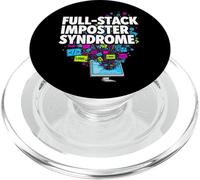 Full-Stack Imposter Syndrome Funny Developer Coding PopSockets PopGrip for MagSafe