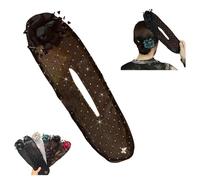 Full Star Flower Hair Accessories,Hand Embroidered Flowers Deft Bun,Deft Bun Hair Twister,Ball Hair Clip,Flower Hair Bun Roller Butterfly Hair Bun Maker (C)