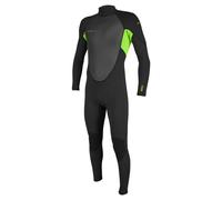 O'NEILL 2026 Mens Reactor-2 3/2mm Back Zip Wetsuit - Black/Day Glow
