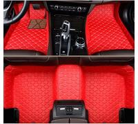 Full Surround Leather Car Floor Mats for Linco Nautilus 2021 2022 2023, Waterproof Floor Mat Front Rear Row Carpet Protection Set Liners,Red