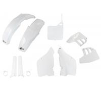 FULL Suzuki RM 125 1992 UFO Plast White Fairing Plastic Kit