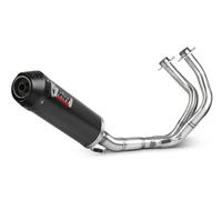 Full System 2X1 MIVV Oval Carbon Cap Kawasaki Z650 2024 > 2025