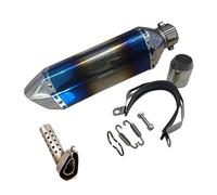 Full System 35-51MM Motorcycle Exhaust Muffler Pipe Turbo Escape For CB400 CF250SR For NINJA 400 H2 For FZF-R3 Z900 MT07(3)