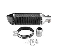 Full System 51mm Motorcycle Turbo Exhaust Down Carbon Fiber Pipe With DB Killer For CBR250 For CBR 250 For CB 400 CB400