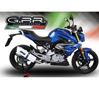 Full System Exhaust GPR Albus Evo4 Approved Glossy white Bmw G 310 R 2022 2023