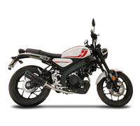 Gpr Exhaust Systems M3 Black Titanium Yamaha Xsr 125 21-22 Ref:e5.co.y.231.cat.m3.bt Stainless Steel Homologated Full Line System Silver Homologated