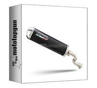 full system exhaust gpr open black aluminium evo4 road, db-killer included, scom.162.1.evo4 compatible with honda silver wing 125 - s-wing 125 2009 2010 2011 2012 2013 mototopgun