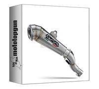 full system exhaust gpr racing stainless steel powercone evo, db-killer included, e5.t.94.racedb.pcev compatible with triumph trident 660 2021 2022 2023 2024 mototopgun