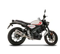 Full System Exhaust GPR Satinox Approved Yamaha XSR 125 2021 2023