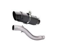 Full system exhaust pipe Exhaust Systems For Triumph Daytona 675R 2006-2012 Tips Muffler Mid Link for Pipe Exhausts Pipes(B)