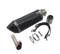 Full System For CB400 CF250SR 35-51MM Motorcycle Exhaust Muffler Pipe Turbo Escape(2)