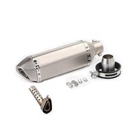 Full System For CB400 CF250SR 35-51MM Motorcycle Exhaust Muffler Pipe Turbo Escape(4)