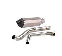Full System For CBF190F CB190R CB190X Motorcycle Exhaust Muffler Link Pipe 50.8mm Headers Front Espace Moto