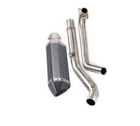 Full System Motorcycle Exhaust Muffler Link Pipe 50.8mm Headers Front Espace Moto For CBF190F CB190R CB190X
